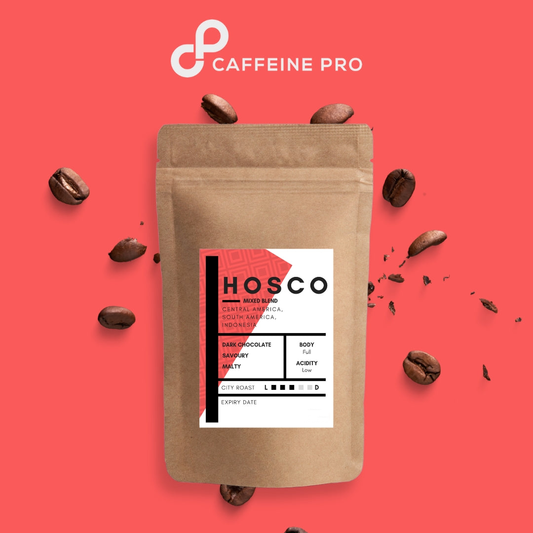 HOSCO Blend | Mixed Blend Coffee Beans - Dark Chocolate, Savory, Malty Flavor, City Roast, Full Body, Low Acidity